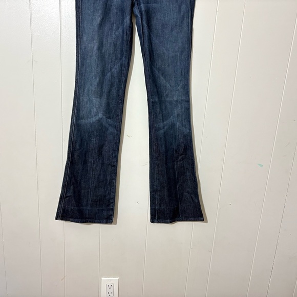 7 For All Mankind Jeans Womens Blue Denim Pants A Pocket Bootcut Size 28 - Picture 4 of 10